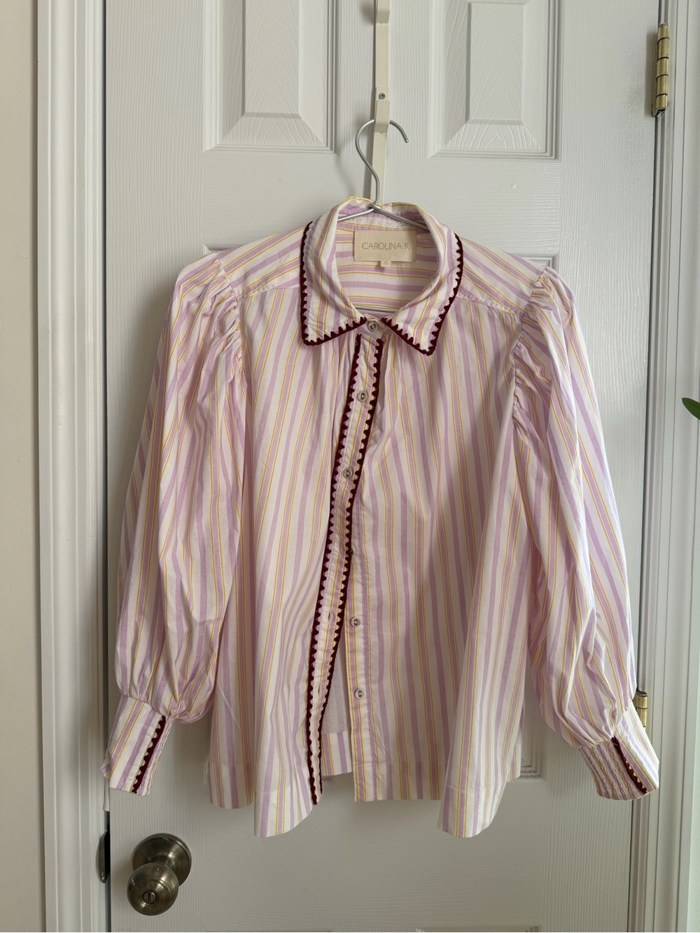 Carolina K Striped Shirt Size Small - Picture 6 of 8